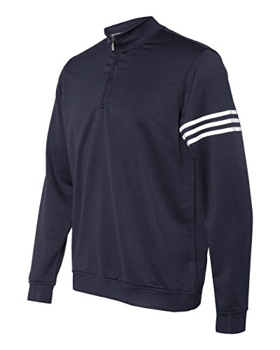 Adidas Mens Climalite 3-Stripes Pullover (A190) -Navy/White -M #TOP2