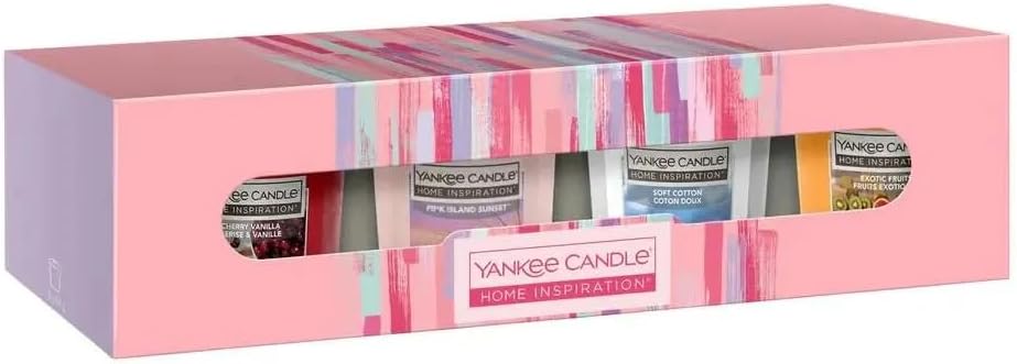 Votive Gift Set 4PC | Gift for Women | Christmas | Valentine's Day | Mother's Day | Birthday
