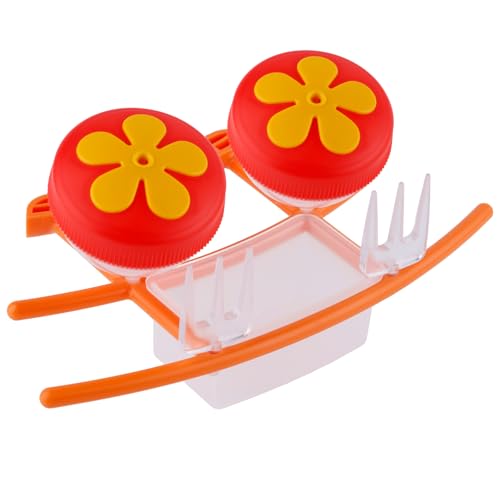 BOXOB Replacement Perch Extender for HiBirds Bird Feeder, 6pcs Wider Extension Perch Set Bird Feeder Accessories DIY Attachments, for Birds Lover