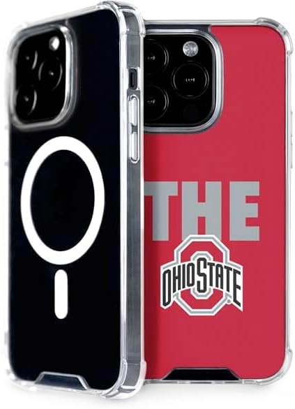 Skinit Phone Case Compatible with MagSafe iPhone 13 Pro Max - Officially Licensed Ohio State University The Ohio State Buckeyes Design