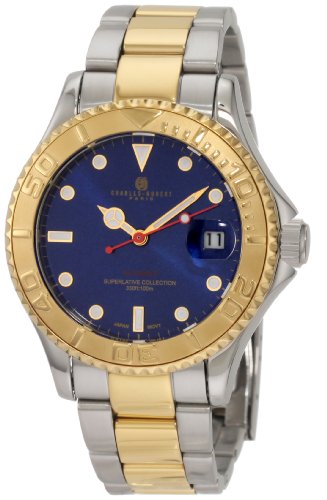 Charles-Hubert- Paris Mens Two-Tone Stainless Steel Automatic Watch #3514-E