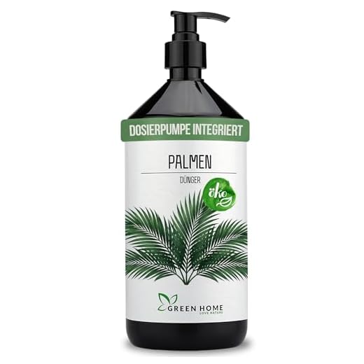 GREEN HOME LOVE NATURE®️ 1L Palmendünger flüssig mit hohem Nährstoffgehalt - nachhaltiger Dünger für Palmen einfach zu dosieren - Made in Germany