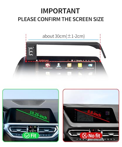 MaserWeller Car Phone Holder for BMW 2 Series 2022-2024 / BMW 3 Series 2019-2022 / BMW 4 Series 2021-2023 Accessories 10.25-Inch Screen Fixed Clip, 360° Rotation Phone Mount Compatible with MagSafe by MaserWeller - Image 6