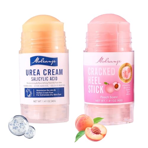 2 Stück Fusscreme Sehr Trockene Füsse Hornhaut Foot Cream für Rissige Fersen und Trockene Haut für Fersenbehandlung Knie Ellbogen und Hände Feuchtigkeitsspendende