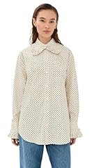 Ivory/Black Polka Dot