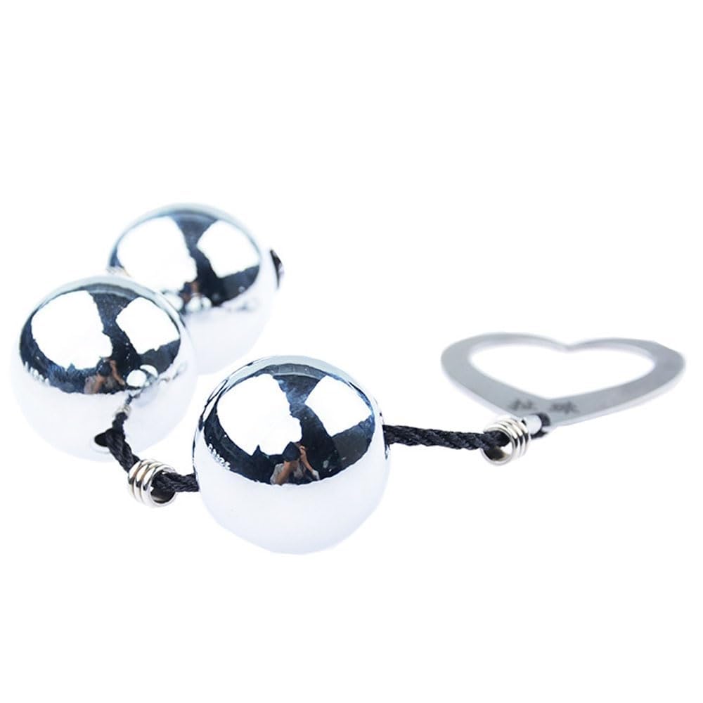 Catena anale SM in acciaio inossidabile con perline anali, for massaggio alla prostata, masturbatore anale con perline anali, giocattolo sessuale for uomini e donne(5kugeln)