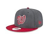 MLB Washington Nationals Heather 9Fifty Snapback Cap, One Size, Graphite