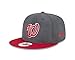 MLB Washington Nationals Heather 9Fifty Snapback Cap, One Size, Graphite