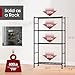 Sakugi Storage Shelves - 4 Tier Shelf Organizer, Heavy Duty Garage Shelving Unit with Leveling Feet, Stable Metal Shelves Organizer for Pantry, Kitchen and Closet, 33.0