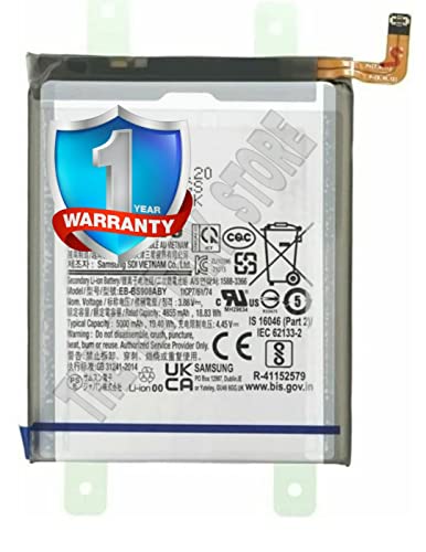 Image of THE BATTERY STORE Original Battery for Samsung S22 Ultra 5G SM-S908B SM-S908B /DS (EB-BS908ABY) Battery with 1 Year Warranty and high Capacity Battery Backup Battery (for Samsung S22 Ultra)