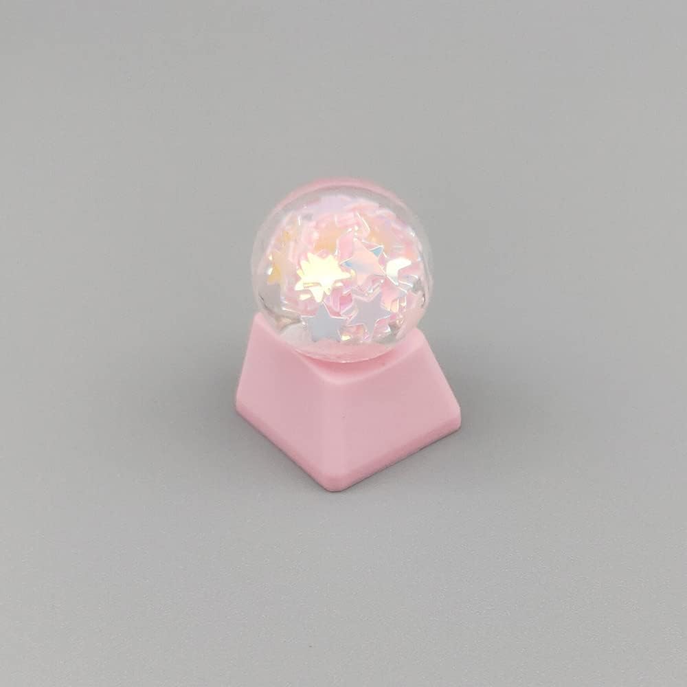 Crystal Ball Keycap Esc keycaps DIY Personality Custom Keycap Replacement Bottom Keycaps Gift for Cherry Mx Switch