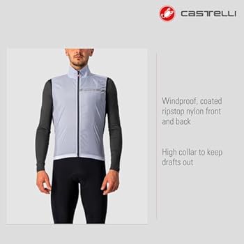 Castelli Squadra Stretch Fietsjack Limegroen/Donkergrijs Heren koop je