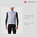 CASTELLI Men's Squadra Stretch Vest, Windproof Full Lenth Zip Shell with High Collar for Road and Gravel Biking I Cycling - Silver Gray/Dark Gray - XX-Large
