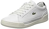 Forro: sintético Lacoste Challenge 0120 1 SFA, Zapatillas Mujer, Blanc Wht Dk Grn, 38 EU