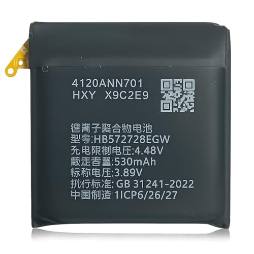 ELLENNE - Akku für Huawei Smartwatch GT4 46 mm | GT 4 46 mm | HB572728EGW mit Demontage-Set im Lieferumfang enthalten