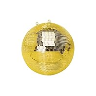 Lightweight material and covered with polished gold mirror glass facets Provides a shimmering disco atmosphere to parties, barbecues, dances, etc.