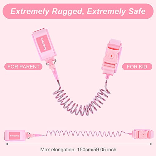 Miniatura 2 de Aomig 1.5m Correa Antiperdida De Niños,Girar 360 Grados Correa Para Niños Antiperdida,Correa De Seguridad Para Niños Antiperdida Adecuado Para Actividades Al Aire Libre