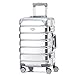 Flight Knight Premium Travel Suitcase - 8 Spinner Wheels - Built-in TSA Lock Lightweight Aluminium Frame, ABS Hard Shell Carry on Check in Luggage Highly Durable - Approved for Over 100 Airlines
