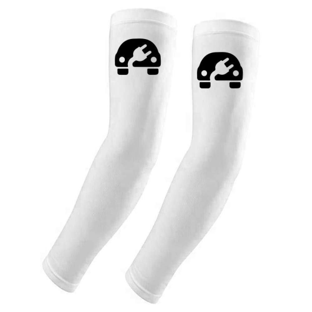 Manchons de protection UV motif Plus Moins Véhicule Électrique - 5