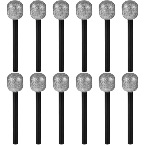 Rhode Island Novelty 10 Inch Glitter Microphone, One per Order