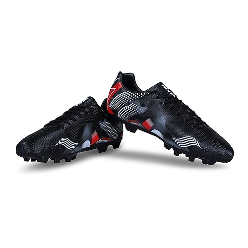 Image of NIVIA Infra Football Shoes for Men /Sports and Soccer /Comfortable and LIGHTWEIGHT /SIZE-04 (Black)