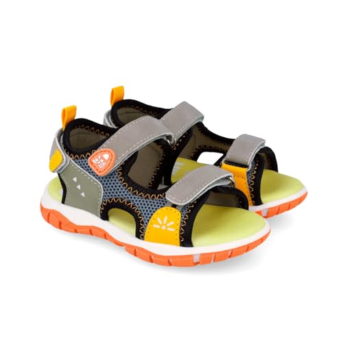 Sandalias de trekking infantiles Garvalín en color rosa con ajuste seguro 2