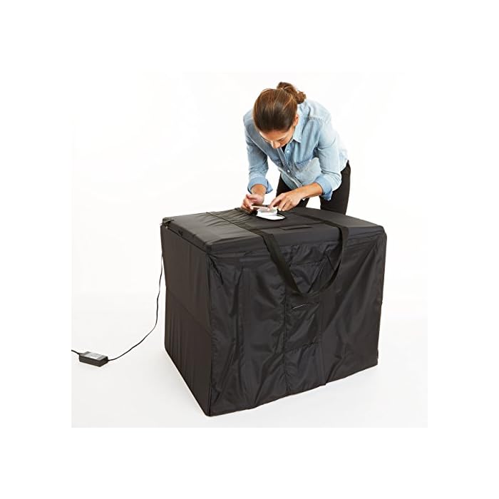 Amazon Basics Portable Foldable Photo Studio Box with LED Light 25 x
