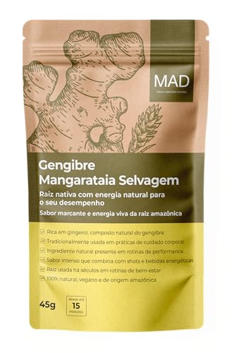 Gengibre da Amazonia Mangarataia Selvagem em Pó - MAD