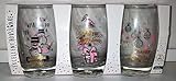 - 3 x 250 ml Bicchieri di Natale, set da 3 pezzi, per succo, in vetro, confezione da 2