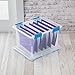 Sterilite 8-Pack Gasket Box, Weather-Resistant Storage Bins with Latching Lids, 32 Quart - Heavy-Duty Organizing Containers for Closet, Bathroom, and Office