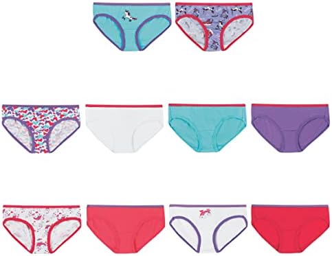 Hanes Girls’ and Toddler Underwear, Cotton Knit