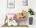 Imagen de YunNasi Oso Peluche Gigante Osito de Peluche Grande Teddy Bear de Felpa con Corazón e Cinta 80cm