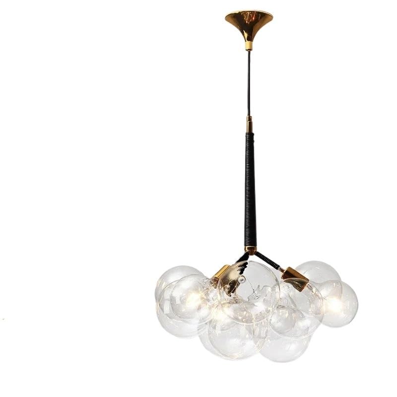 Lustre LED en verre suspendu pour illuminer le salon et la salle à manger