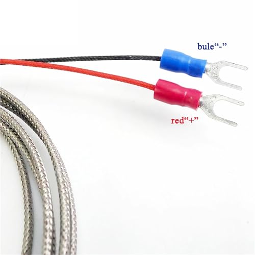 Termopar K con junta de acero inoxidable de 6mm y aislamiento térmico de alta durabilidad 3