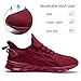 DLWKIPV Womens Walking Shoes Slip On Sneakers Tennis Shoes Running Sport Workout Gym Shoes Athletic Non Slip Lightweight Breathable Fashion Casual Shoes for Travel Work Win Red US 11