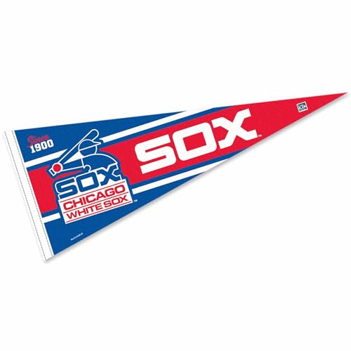 Banderín retro vintage de Chicago White Sox tamaño completo WinCraft para decoración