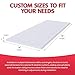 FOAMYFOAM High Density 1 inch Thick, 30 inch Wide, 96 inch Long Upholstery Foam, Cushion Replacement