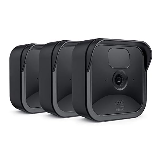 Blink Outdoor Camera Silicone Skin Cover, COOLWUFAN Anti-Scratch Protective Cover for All-New Blink Outdoor/Indoor – Wireless Camera System - Blink Outdoor Camera Best Accessories (Black (3 Packs))