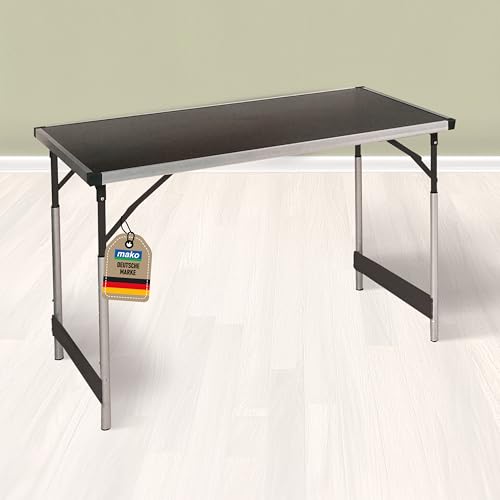 mako Multifunktionstisch Profi – Höhenverstellbarer Mehrzwecktisch 60 x 100 cm - Campingtisch, Klapptisch Markttisch, Beistelltisch zum Campen, im Garten oder für Festivals und Märkte mako Multifunktionstisch Profi – Höhenverstellbarer Mehrzwecktisch 60 x 100 cm - Campingtisch, Klapptisch Markttisch, Beistelltisch zum Campen, im Garten oder für Festivals und Märkte