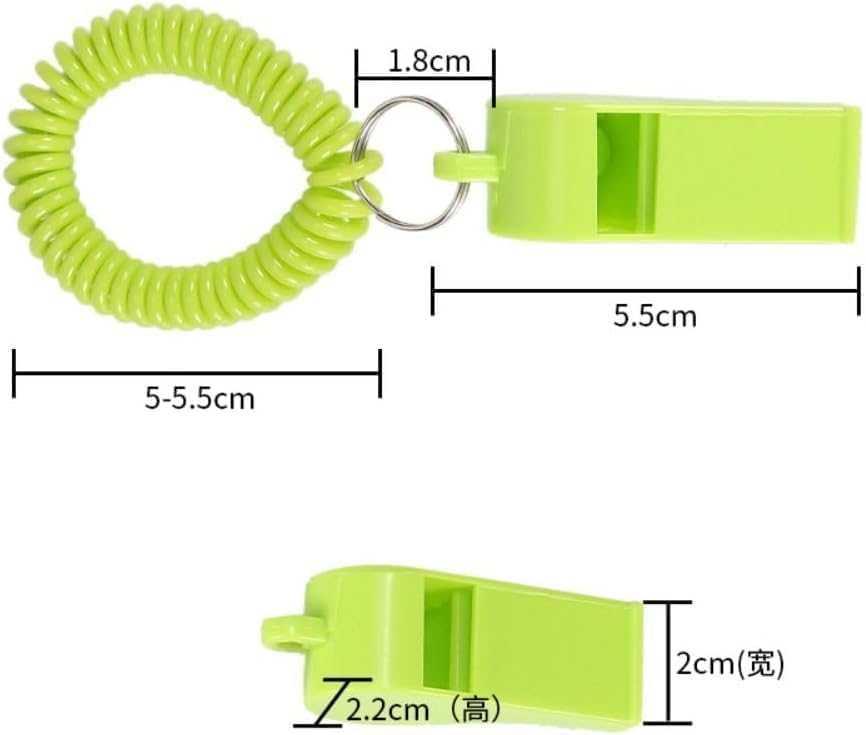 Silbato deportivo rosa con correa ajustable miniatura 2