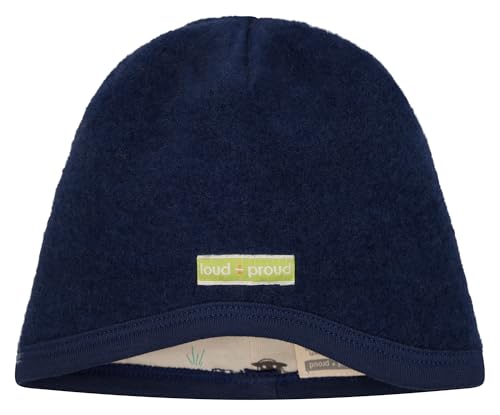 Bonnet mixte enfant en laine polaire loud proud bleu turquoise