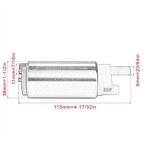 Bomba de combustible para Suzuki GSXR 600 y 750 modelo 2004 a 2007 2