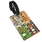 Estas etiquetas de equipaje con estampado de cerveza están diseñadas para ser compactas y ligeras, lo que las hace fáciles de transportar sin añadir volumen a tu equipaje. Su tamaño pequeño y peso ligero garantizan que no añadan peso innecesario a tus artículos esenciales de viaje mientras proporcionan protección esencial contra equipaje perdido o mal identificado.