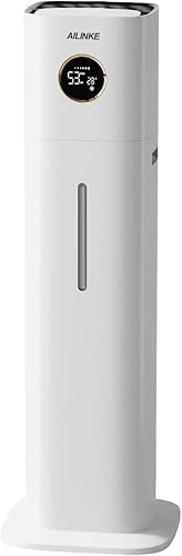 AILINKE Humidificadores para dormitorio habitación grande 34 galas13 litros humidificadores de suelo para habitación grande relleno superior