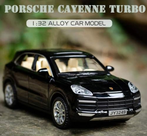 Image of Metal Pull Back Diecast Car 1:32 Porche Cayenne Pull Back Car Model with Sound Light Boys Gifts Toys for Kids【Pack of 1】