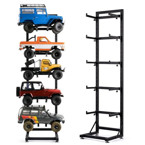 RC Car Stand Durable Display Stand RC Shelf for RC Cars Crawler Trucks Workstation Storage Rack for...
