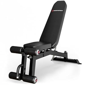Sportstech Hantelbank BRT700 für Zuhause, 21in1 Schrägbank & Flachbank mit Bankdrücken, 360 kg Belastung, Rückentrainer, bench press, Krafttraining, Ganzkörper, Home Gym, Multifunktionsbank