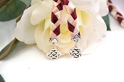 Divinity Braid Blush Burgundy Wedding Handfasting Cord V2#Celtic #Wedding #Handfasting #Weddingceremony #Handfastingcord #Celticknot #Celticwedding #TOP7