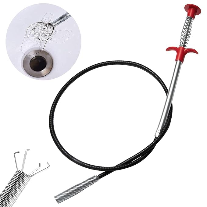 Eopzo Drain Pipe Cleaning Spring Stick,Hair Catching Wire, Sink Cleaning Stick Sink Tub Dredge Remover, Drain Pipe Cleaner Clog Remover Cleaning Tools (B08Q87FX1N) Amazon Price History, Amazon Price Tracker
