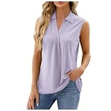 【OCASIÓN DE TOPS DE CHALECO PARA MUJER】 Este top de verano para mujer se puede usar en la oficina, el hogar, la playa, el club y otras ocasiones. La camiseta con un ajuste perfecto y un aspecto elegante es adecuada para el ocio y el trabajo diario.